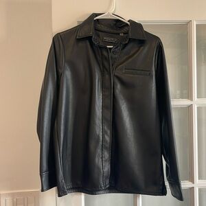 Bagatelle Leather Shacket - Size Small - Never Worn